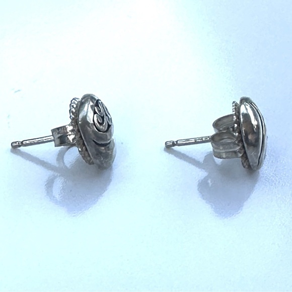 Lois Hill sterling silver stud earrings - Picture 3 of 3